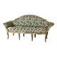 Painted and gilded wooden bench, Venice, 18th century