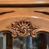 Vintage silver china cabinet display case
