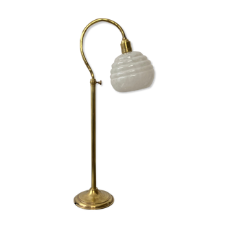 Antique vintage swan neck desk lamp