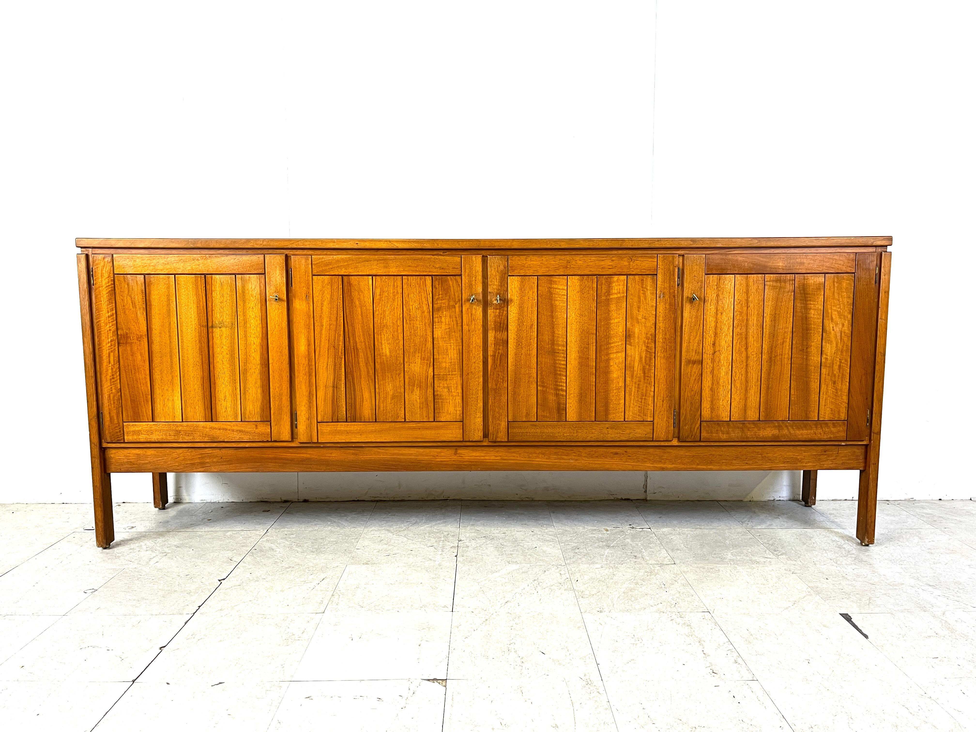 Vintage oak sideboard by Van Den Berghe Pauvers, 1970s