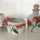 Y. Ginther porcelain jar and toilet jar