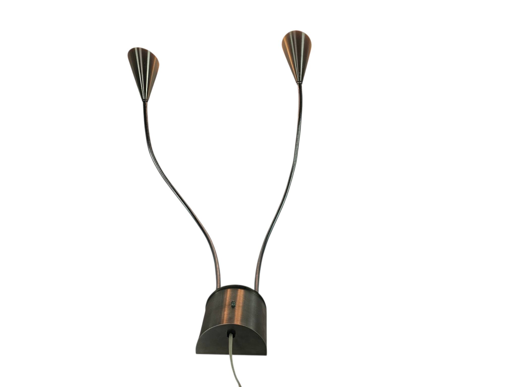 Hala Zeist - flexible arms - brushed aluminium - post modern - 80's