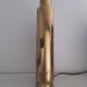 Brutalist brass lamp base Regina made in Italy.