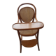 Thonet children's high chair in arched wood