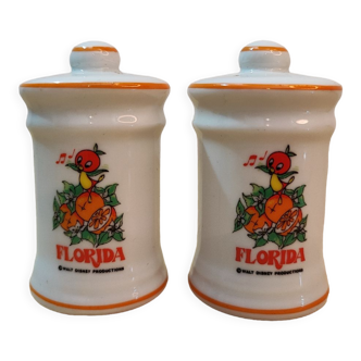 Florida Walt Disney salt and pepper shaker