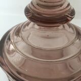 Duo Czech crystal bottles, 1950