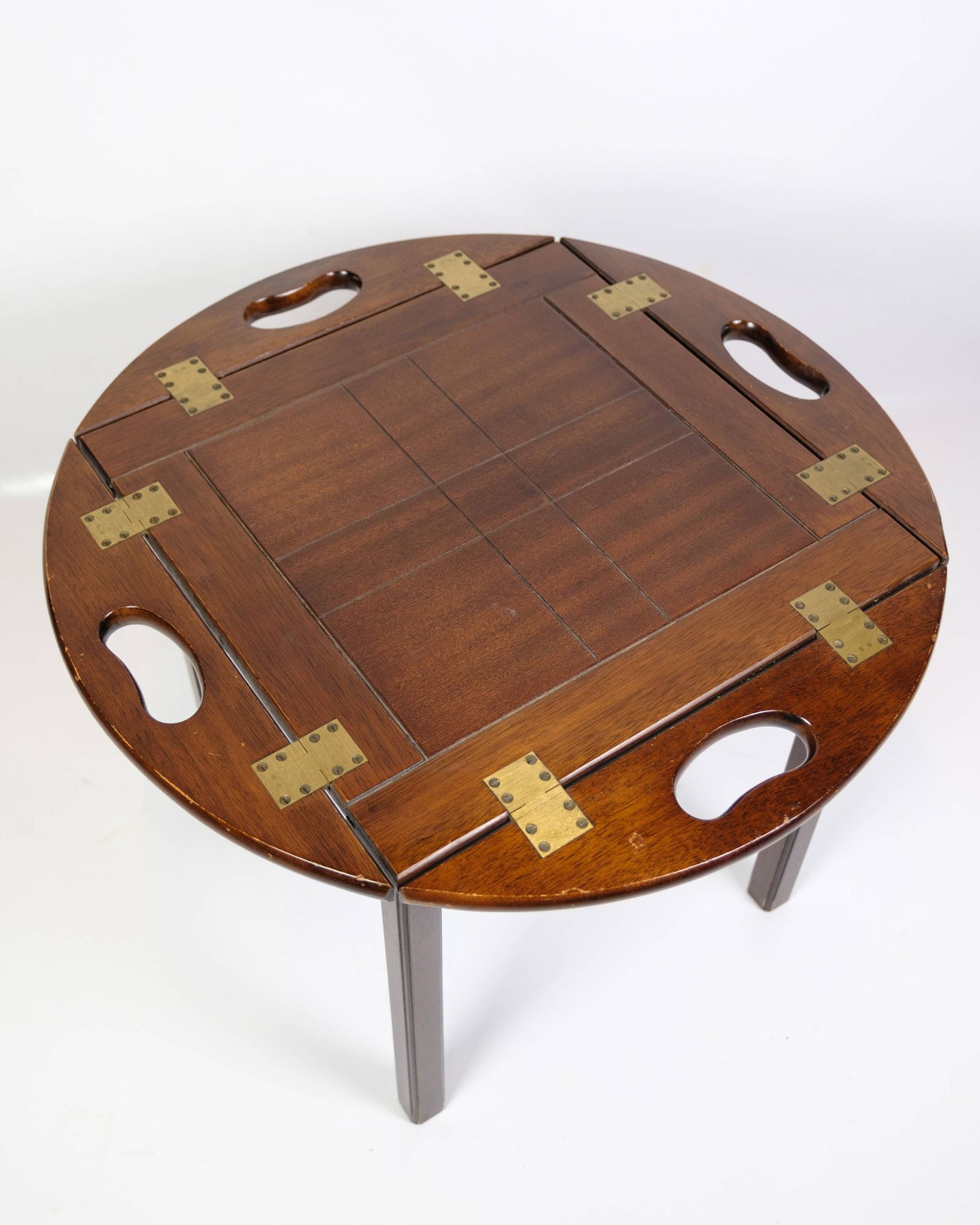Table de majordome en acajou des années 1960