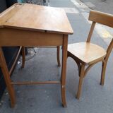 Child desk and vintage chair