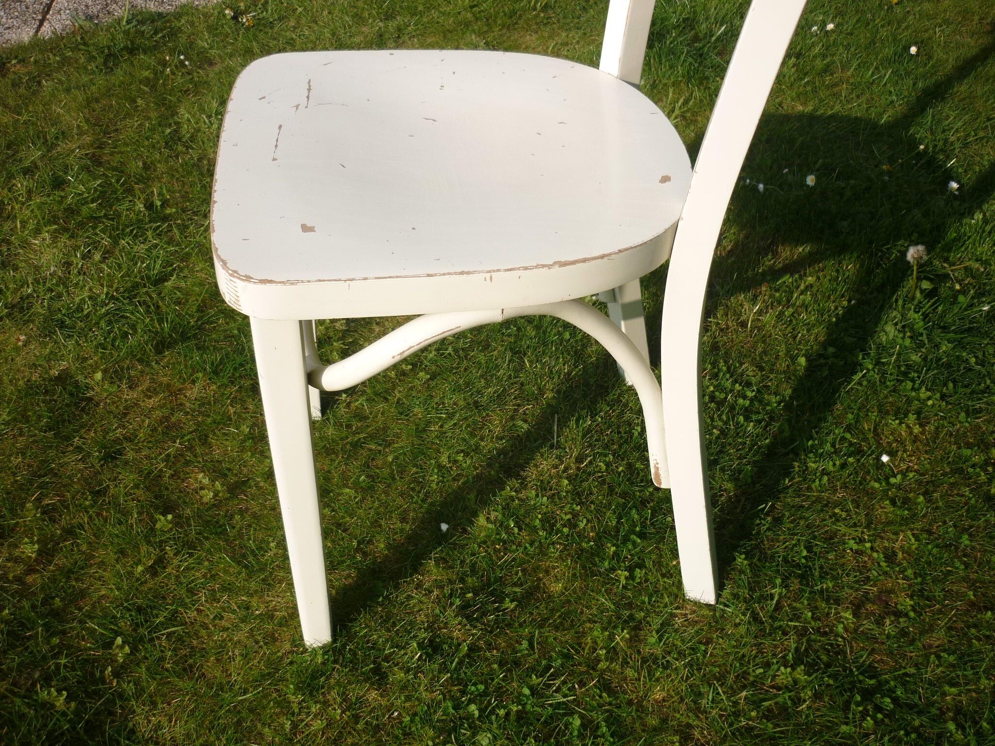 White bistro chair