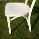 White bistro chair