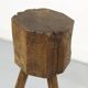 Antique Wabi Sabi Primitive oak butcher block