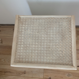rattan bedside table