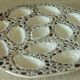 Vintage Vallauris Fat Lava ceramic oyster plate dish