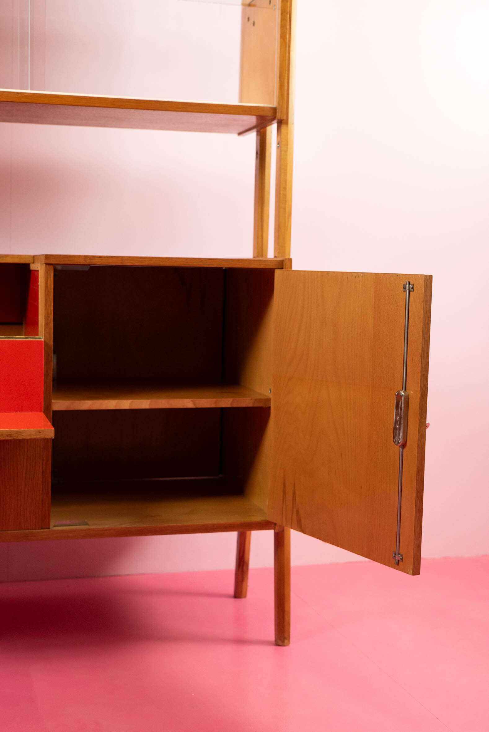 Vintage Mid Century room divider door 'Jirak' voor 'Tatra'