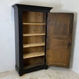 19th century solid wood bonnet cupboard