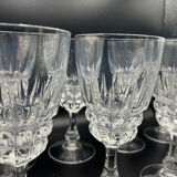 8 crystal glasses