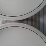 Set of 12 flat plates
