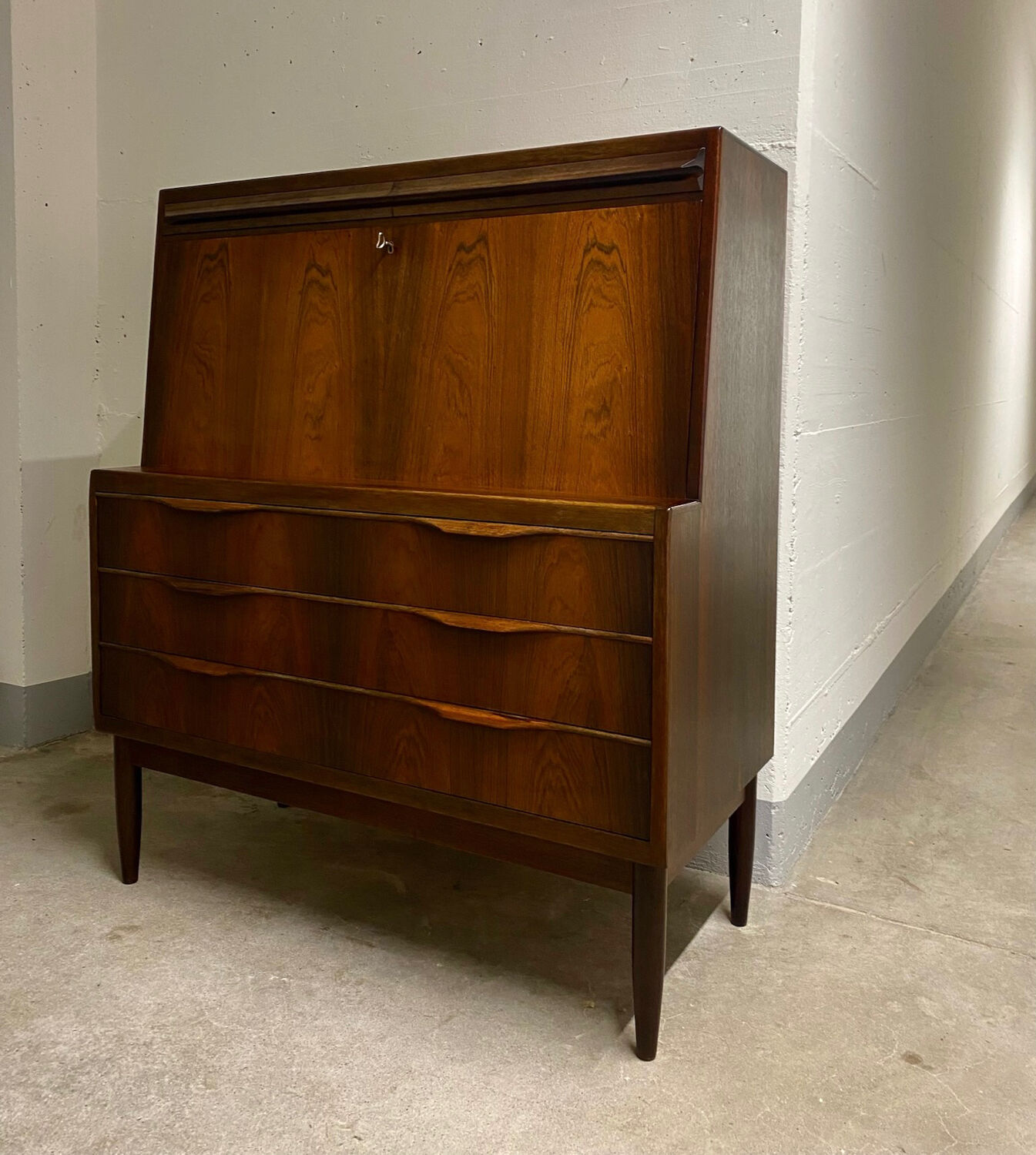 Palisander Bureau by Erling Torvits, 1960s Denmark