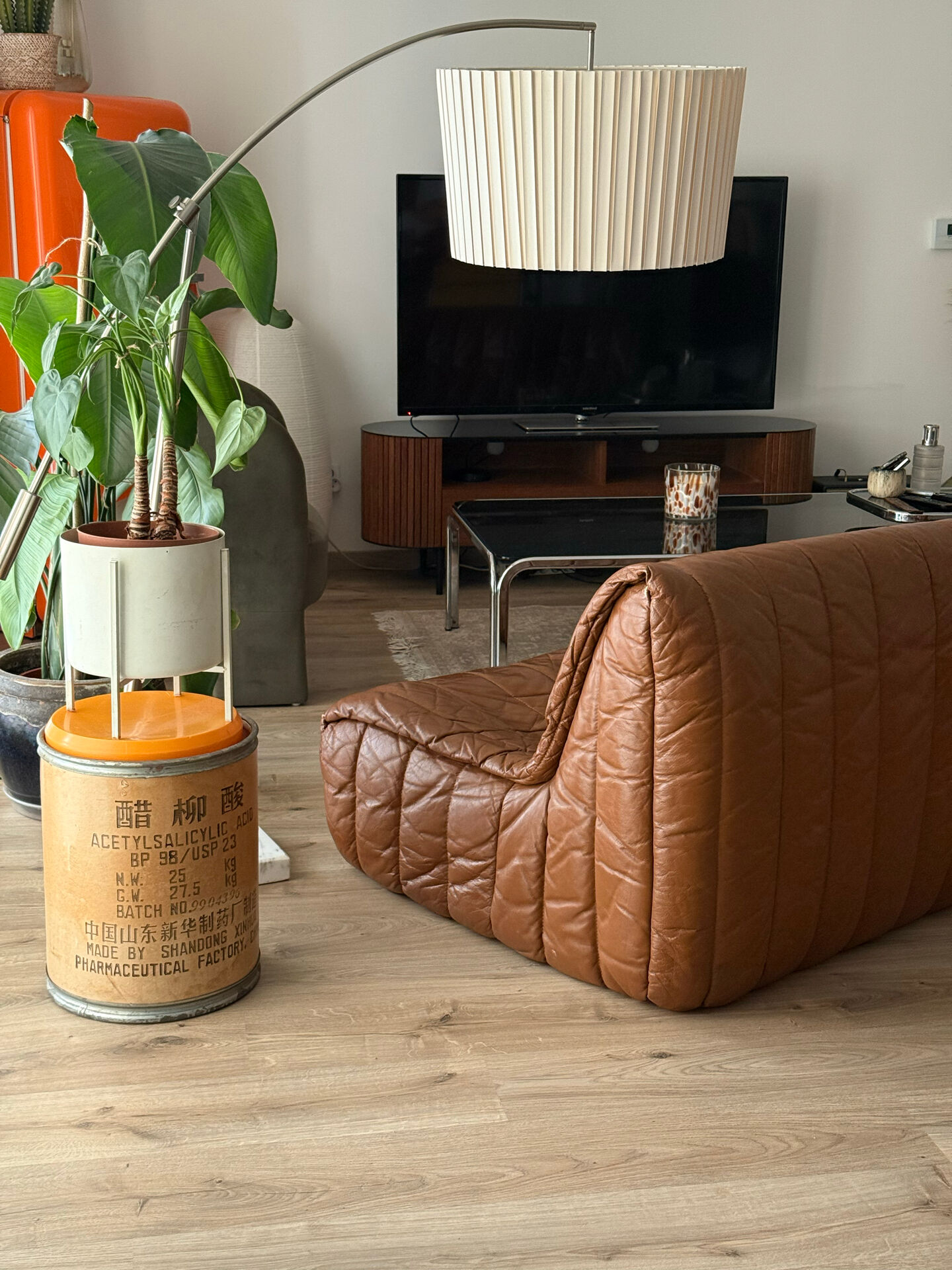 Vintage leather sofa