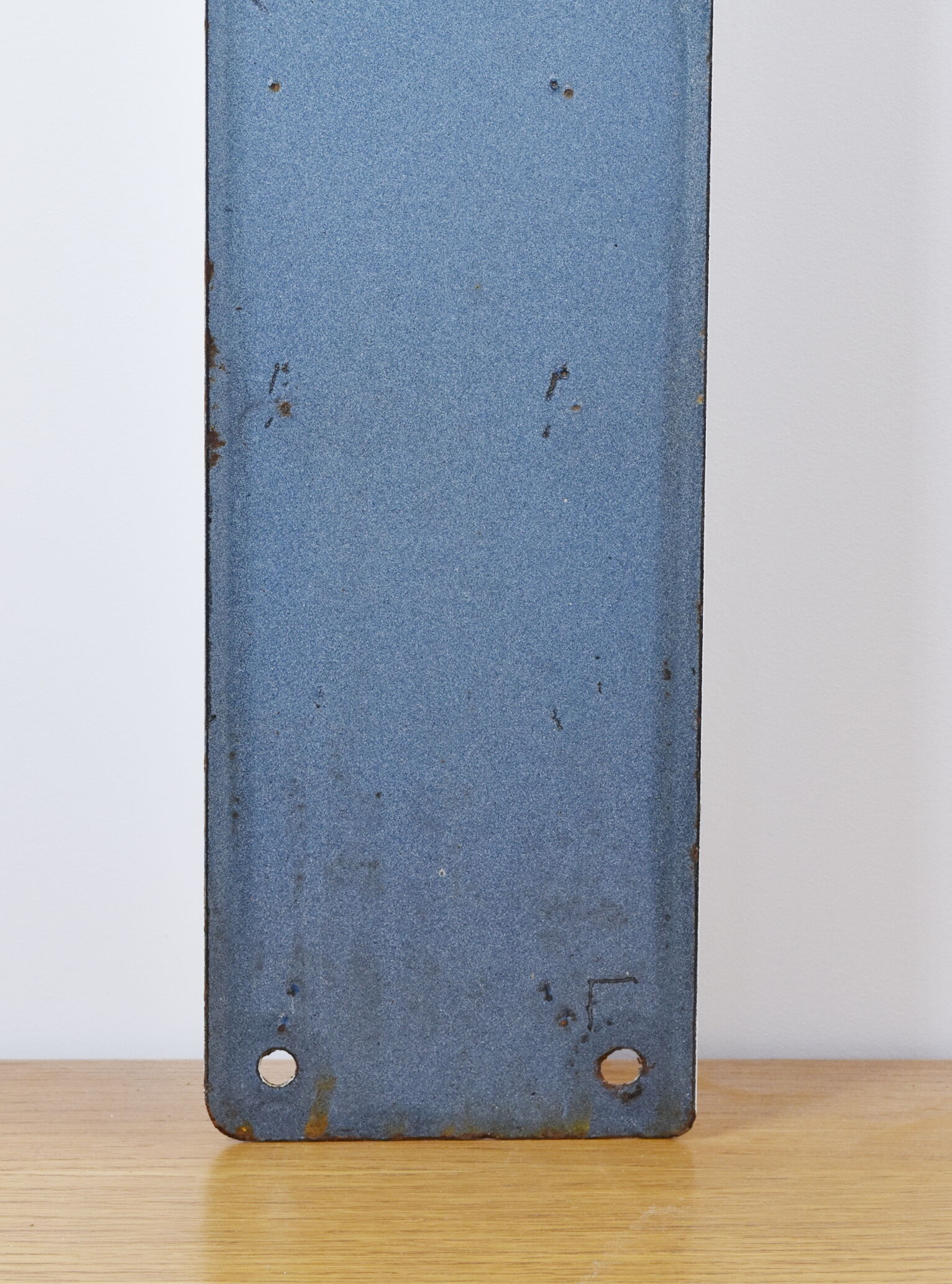 Old enamelled flood ladder