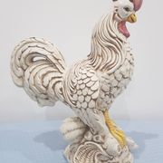 A colorful figurine of a Rooster, Made in Italy