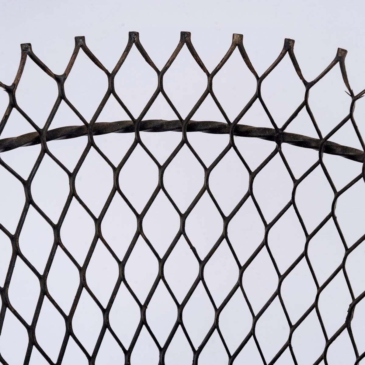 Vintage Metal Cache Pot - Designer: Matthieu Matégot - Period: 20th