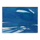 Œuvre d'art néerlandaise, Paul Overhaus « Mer n° 5 », datée de 1977