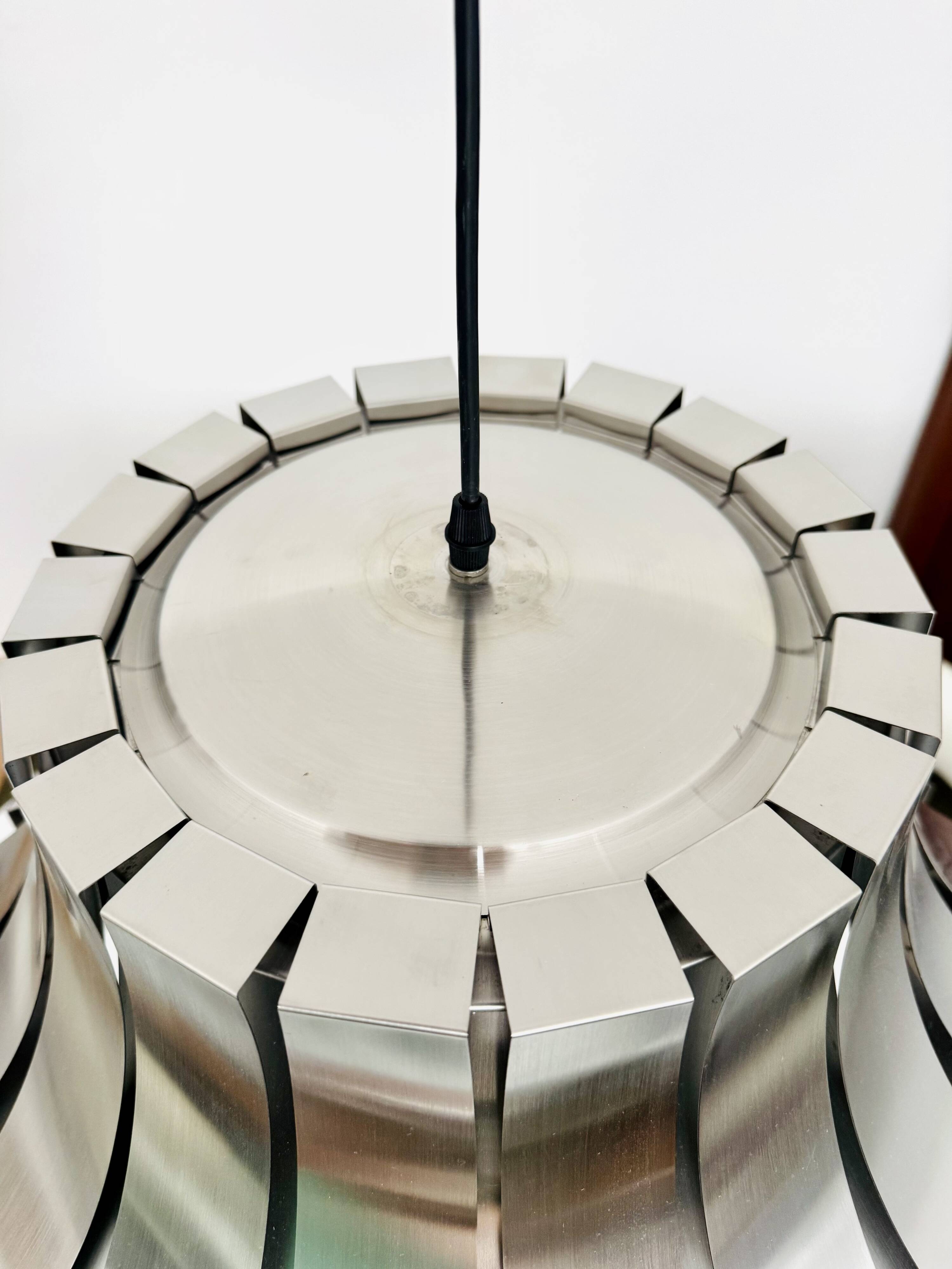 Metal Pendant Lamp by Elio Martinelli for Martinelli Luce