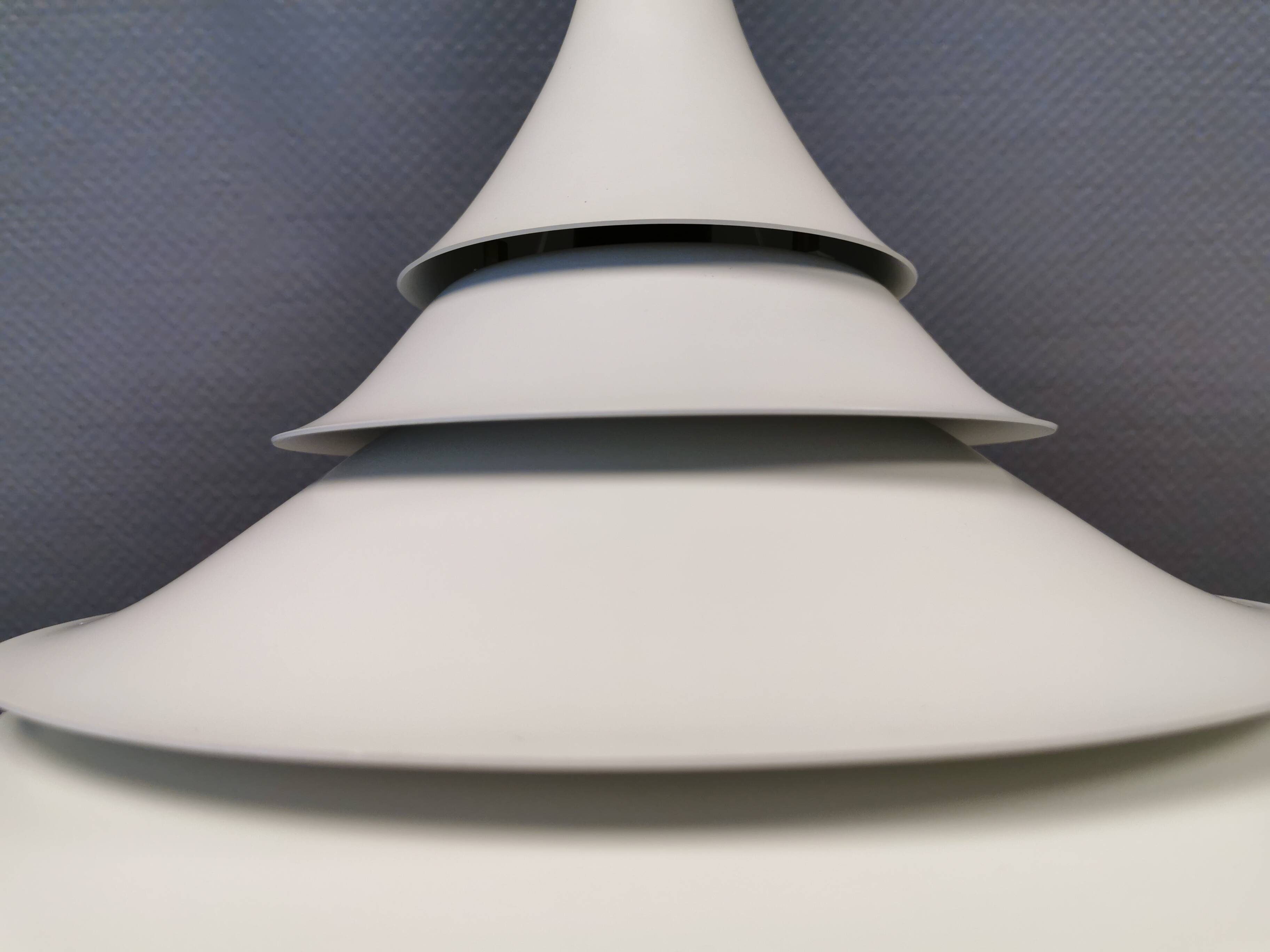 Hanging lamp designed by Ricardoni for Solar ( Nordic Solar Company) in 1982, model Pagode
