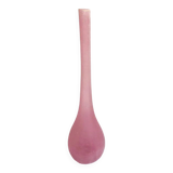 High Soliflore Vase in pink glass paste