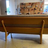 Vintage Scandinavian bench, Scandinavian teak sofa from the 60s, 70s