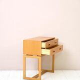 Scandinavian oak chest of drawers with two drawers