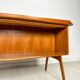 1960s Vintage Curved Teak Writing Desk by Svend Aage Madsen
