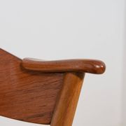 Chaises en teck danoises du milieu du siècle de Korup Stolefabrik, Danemark, 1960.