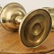 Art Nouveau style brass lamp