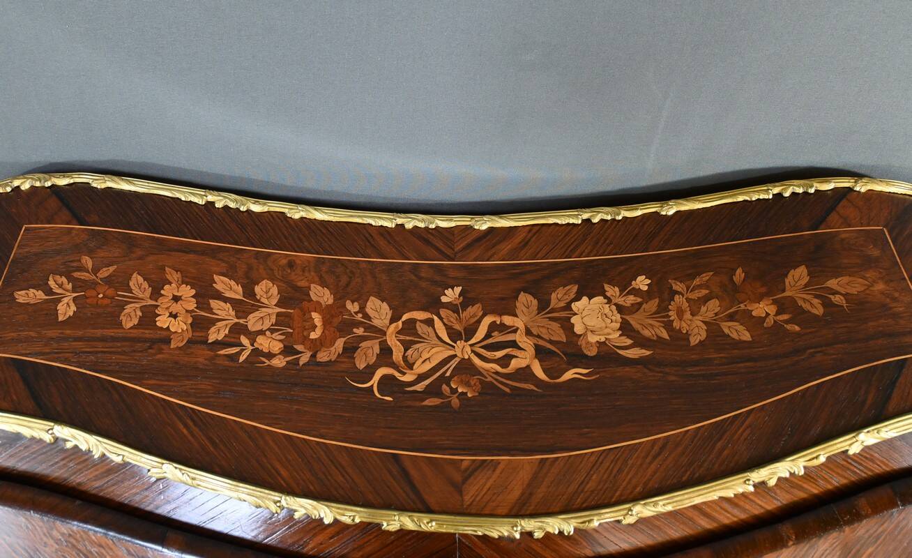 Rosewood Lady's Desk, Louis XV Style – Part 2 of the 19th Century