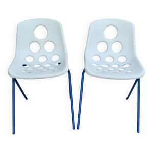 Paire de chaises des