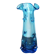 Blue seguso vase in murano glass, italy, 1970
