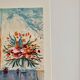 Lithograph (EA) signed by Michel Henry - Bouquet at the Window