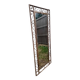Antique mirror, large dimensions, solid wrought iron, mirror in very good condition.