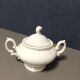 Sucrier porcelaine blanche
