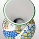 Large 1980s decorative vase hand painted enamel height. 63 cm. Italian manuf. Paolo MARIONI