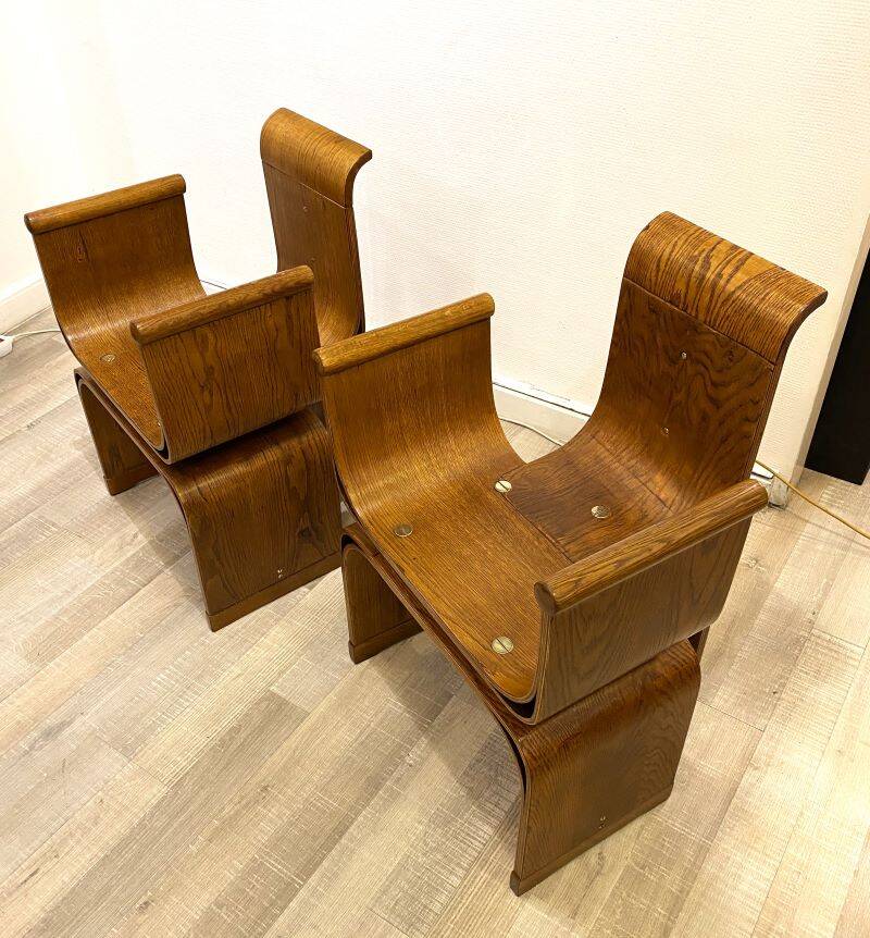 Tulip Design Bentwood Chairs