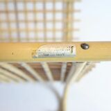 Bamboo and rattan magazine rack from the 70s