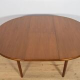 Mid-Century Round Extendable Dining Table from McIntosh, United Knigdom, 19