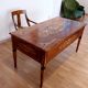 Louis XVI style italian bank desk and bench, 1920s