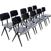 Galvanitas S16 School Chair Dining Chair Design Black Frame