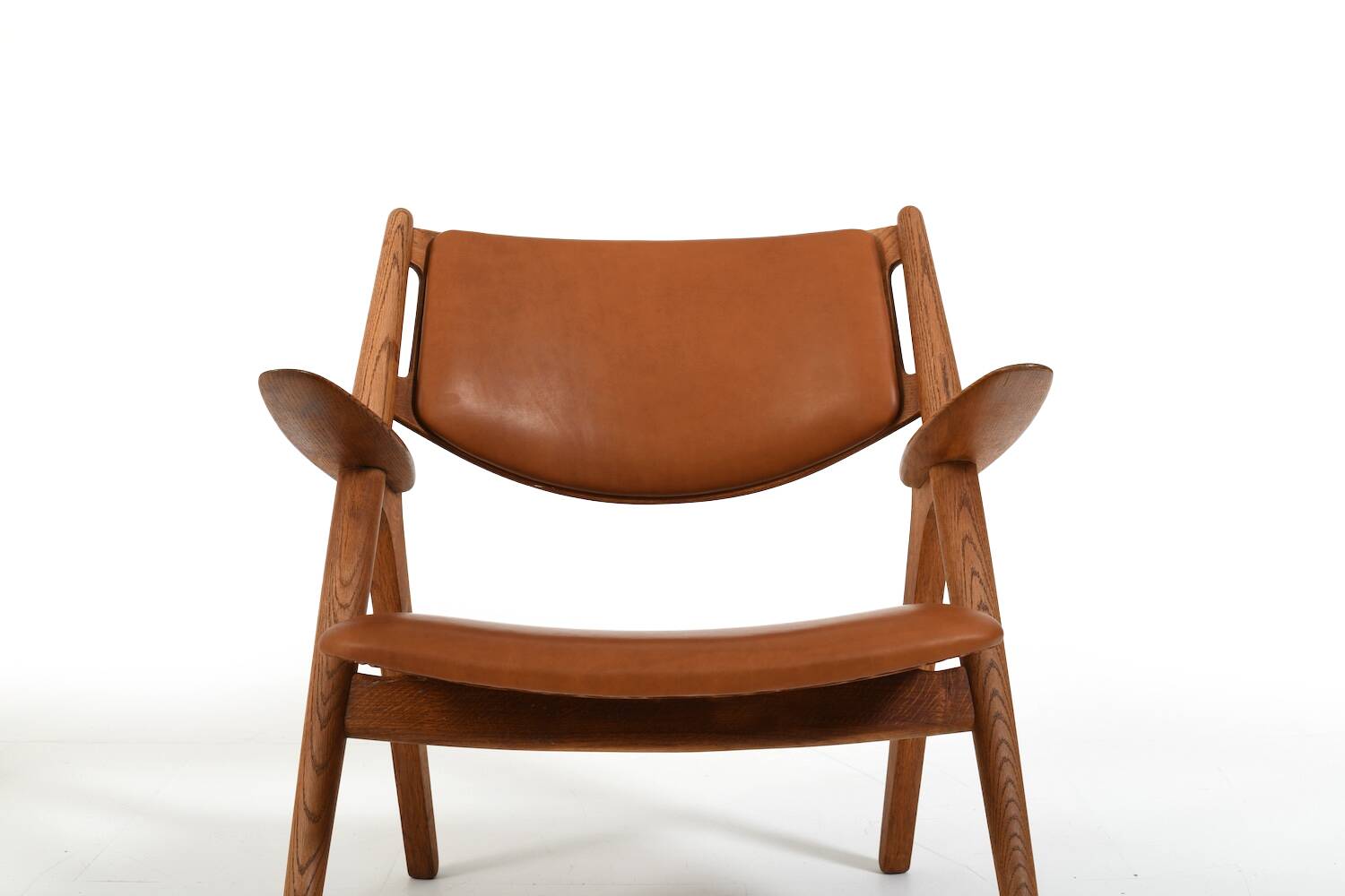 Fauteuils en chêne CH-28 de Hans J. Wegner