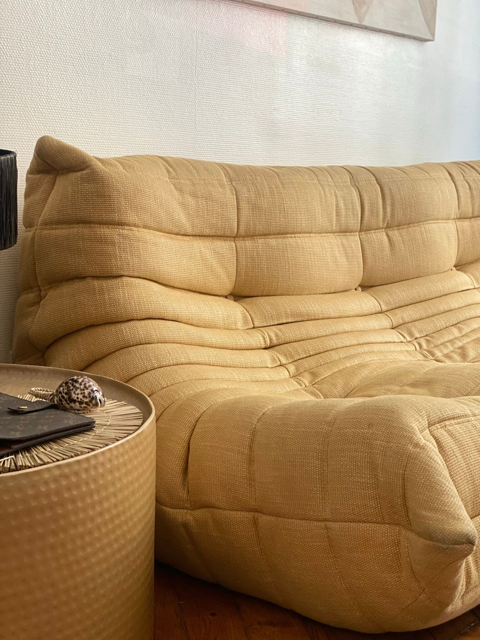 Sofa bench 3 places Togo by Michel Ducaroy edition Ligne Roset