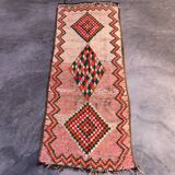 Colorful Boujad Moroccan rug - 121 x 290 cm